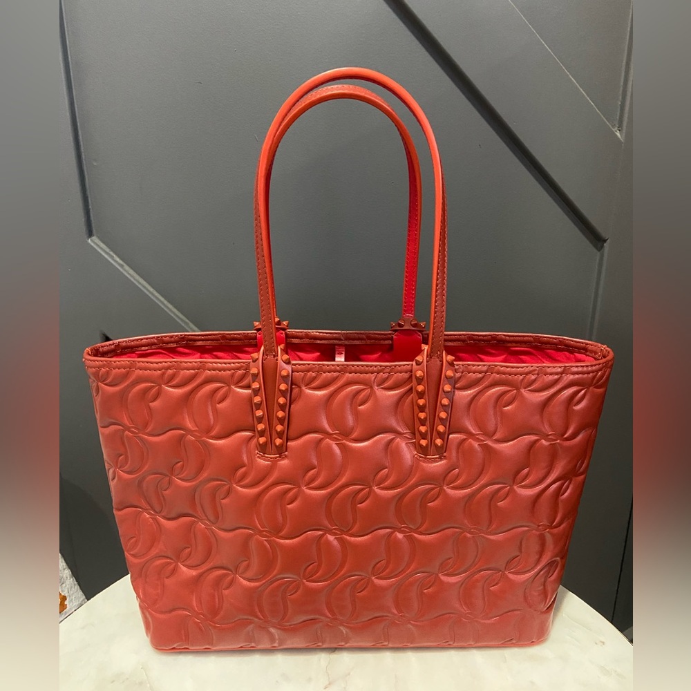 Authentic Christian Louboutin Quilted Tote Bag - Picture 3 of 16